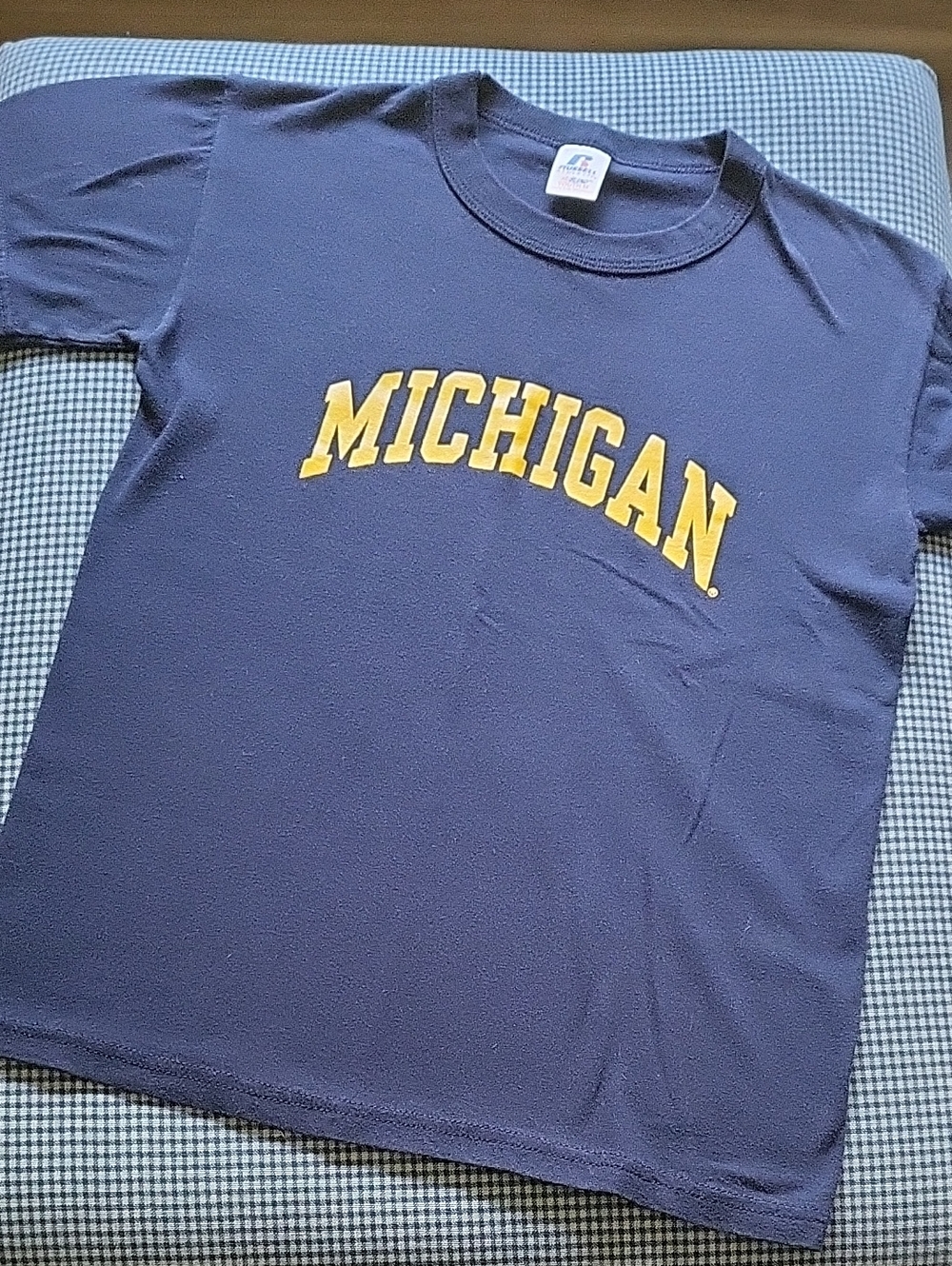 Russell Athletic Michigan Youth Navy Tee